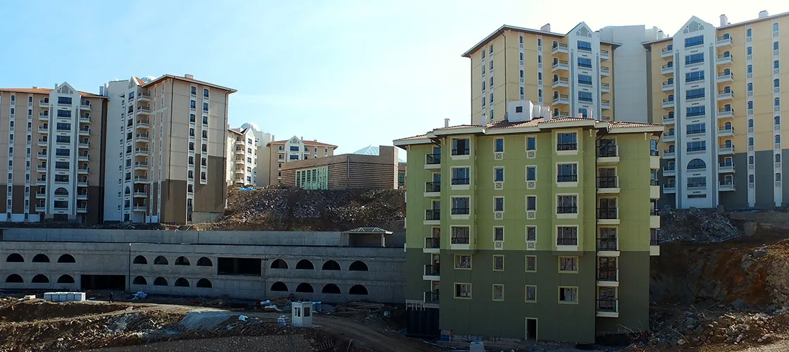 ANKARA KUZEY KENT GİRİŞİ 628 ADET KONUT 1’ER ADET ÜNİTE MERKEZİ  VE TİCARET MERKEZİ İLE ALT YAPI VE ÇEVRE DÜZENLEMESİ İNŞAATI  İKMAL İŞİ